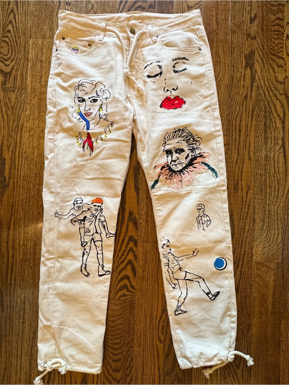 Kidsuper embroidered doodle pants